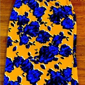 Who What Wear Floral Pencil Skirt